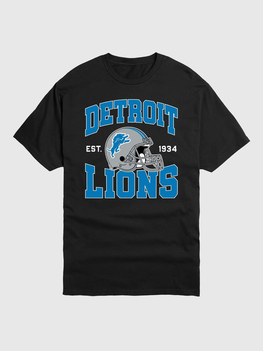 NFL Detroit Lions Helmet Graphic Tee