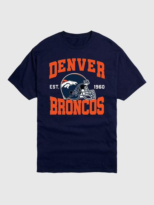 NFL Denver Broncos Helmet Graphic Tee