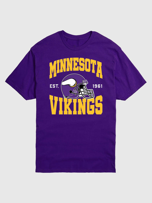 NFL Minnesota Vikings Helmet Graphic Tee