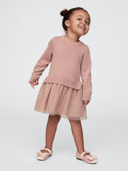 babyGap 2-in-1 Sweater Tulle Dress