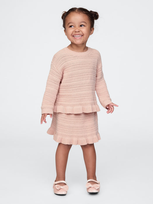 babyGap Ruffle Sweater Skirt Set