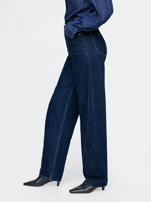 High Rise Barrel Jeans