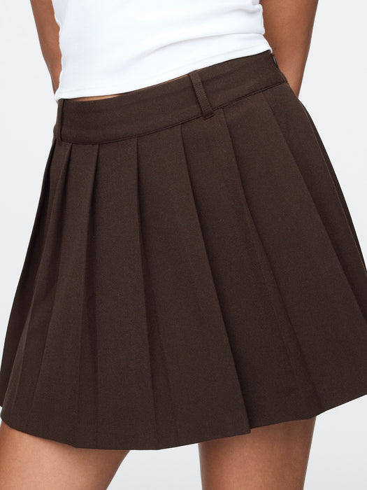 Pleated Mini Skort