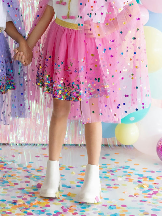 Sweet Wink Raspberry Confetti Tutu