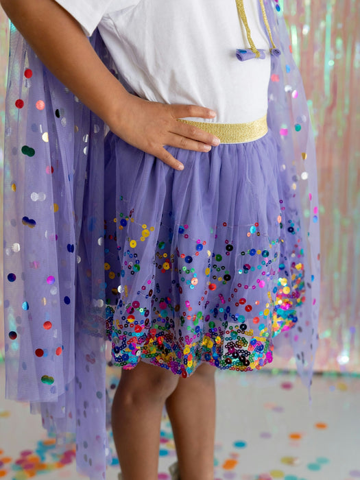 Sweet Wink Lavender Confetti Tutu