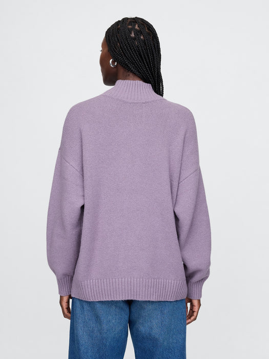 CashSoft Mockneck Sweater