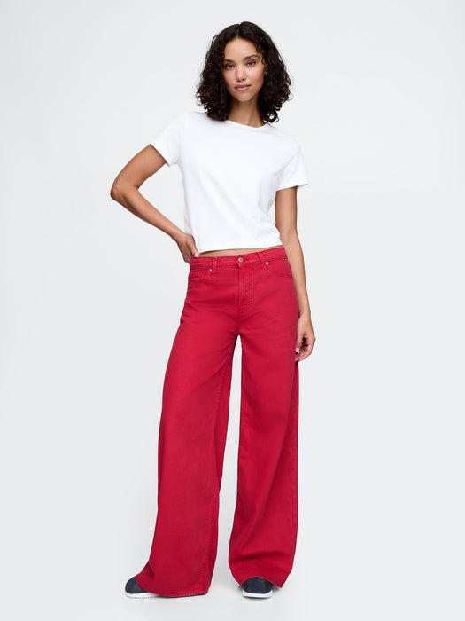 Mid Rise UltraSoft Baggy Jeans