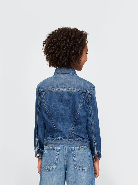 Gap × Cult Gaia Kids Asymmetrical Denim Jacket