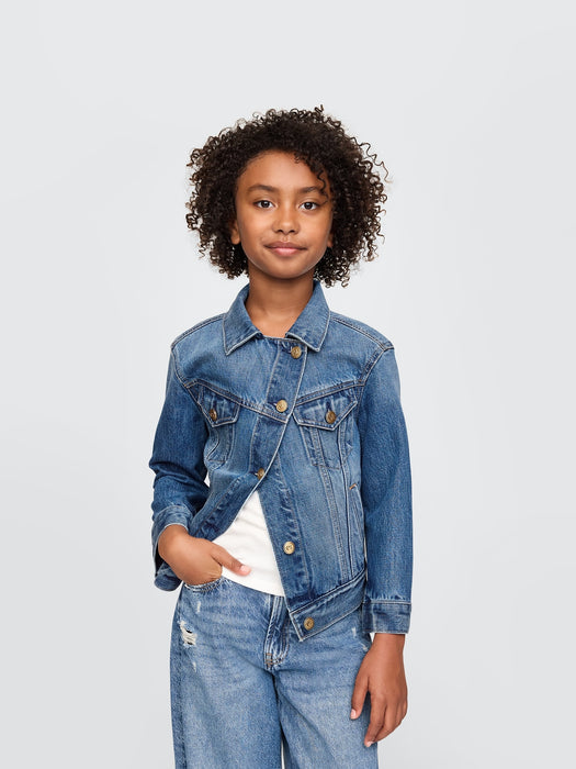 Gap × Cult Gaia Kids Asymmetrical Denim Jacket