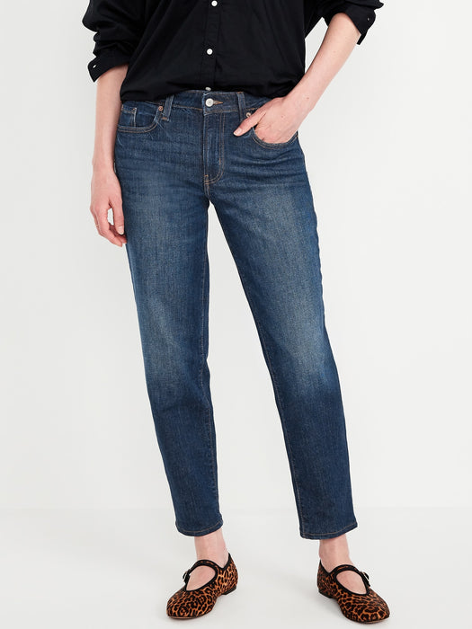 Mid-Rise OG Straight Ankle Jeans