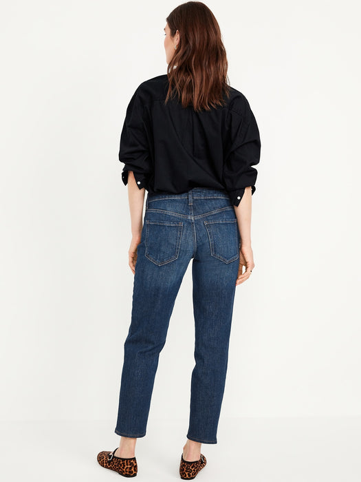 Mid-Rise OG Straight Ankle Jeans