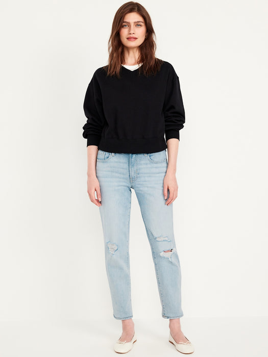 Mid-Rise OG Straight Ankle Jeans