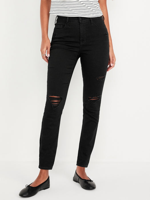 High-Waisted Rockstar Super-Skinny Jeans