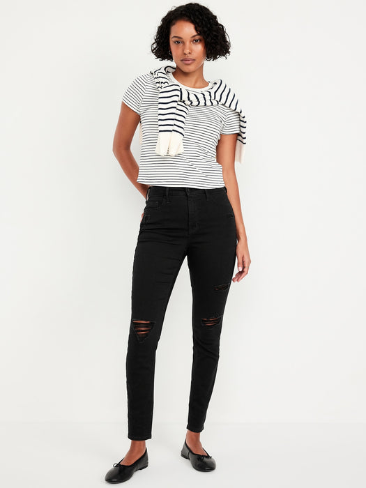 High-Waisted Rockstar Super-Skinny Jeans