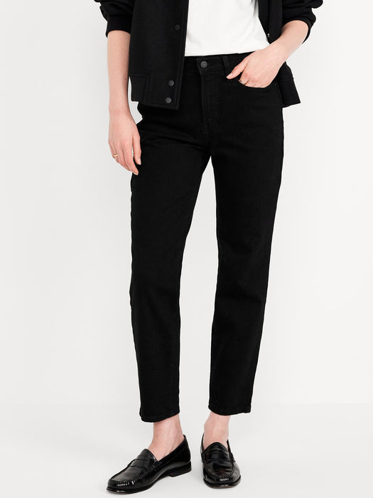 High-Waisted OG Straight Ankle Jeans