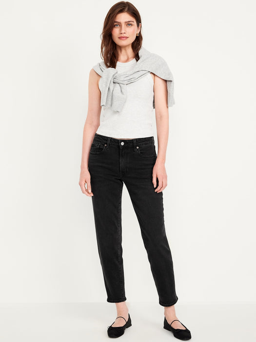 Mid-Rise OG Straight Ankle Jeans