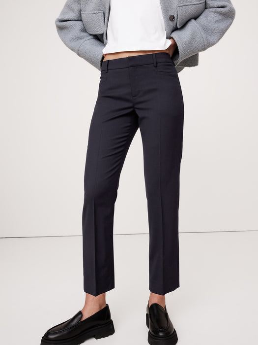 Siena Slim Italian Wool Ankle Pant