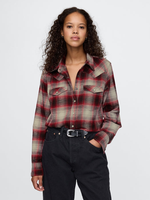 Flannel Western Shirt