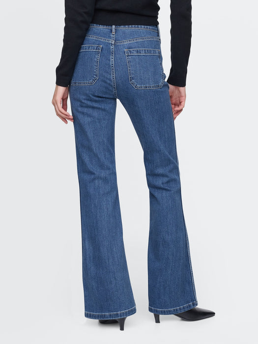 High Rise '70s Flare Jeans