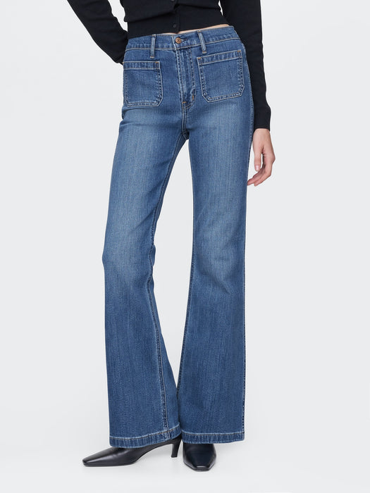 High Rise '70s Flare Jeans