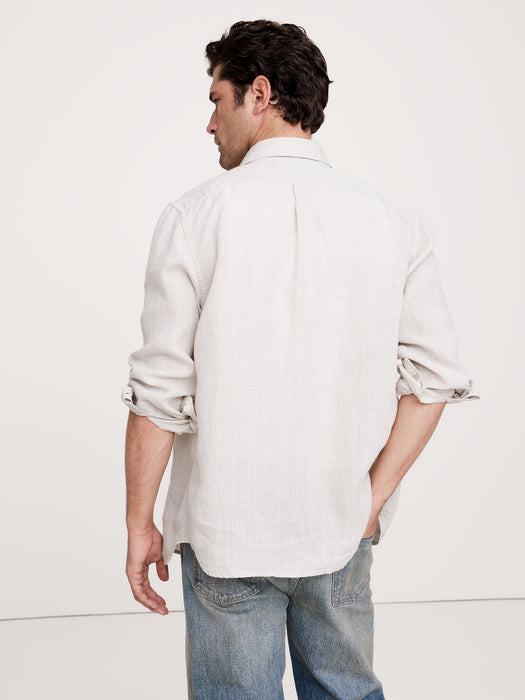 Slim Castello Linen Shirt