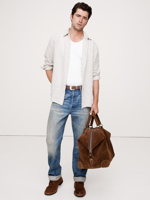 Slim Castello Linen Shirt