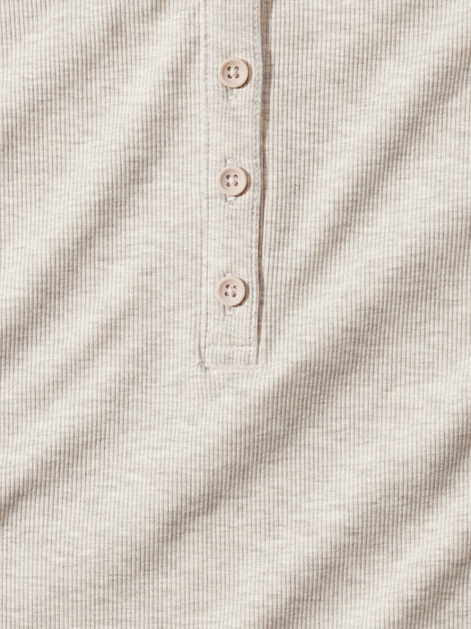 Signature Rib Henley Top