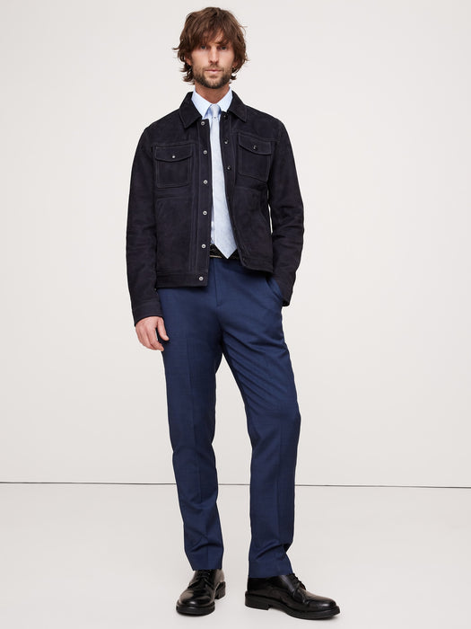 Signature Italian Nailhead Suit Pant