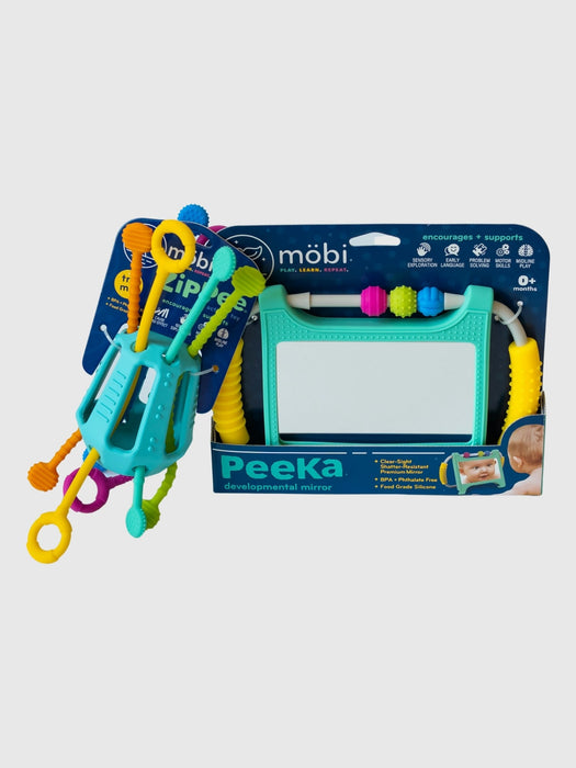 Mobi Zippee and Peeka Baby Developmental Toys Bundle