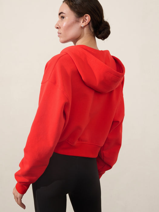 Forever Fleece Ultra Crop Full Zip