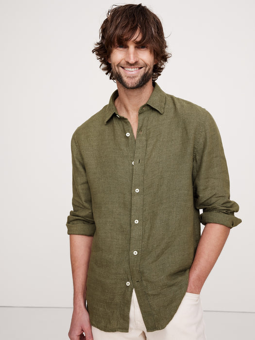 Slim Castello Linen Shirt