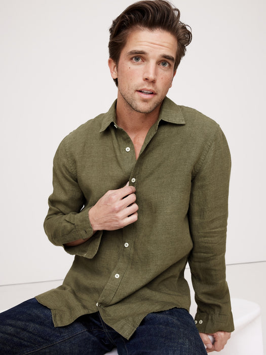 Standard-Fit Linen Shirt