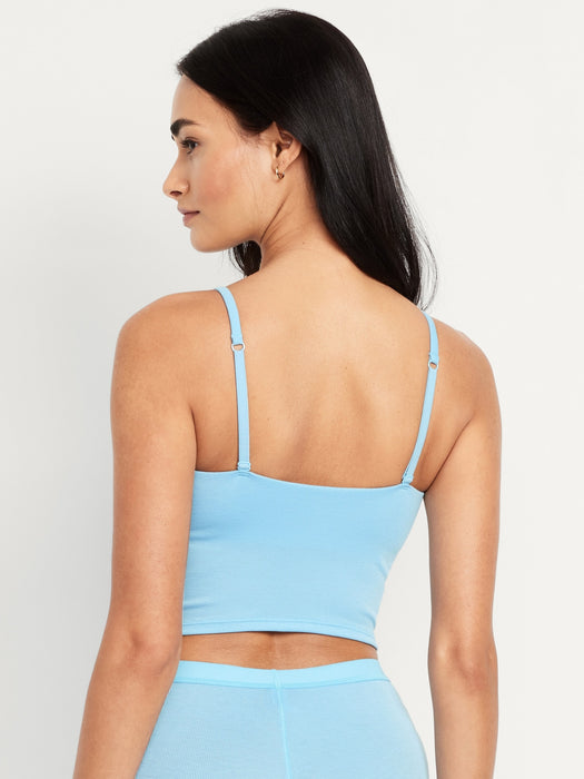 Rib-Knit Brami Top