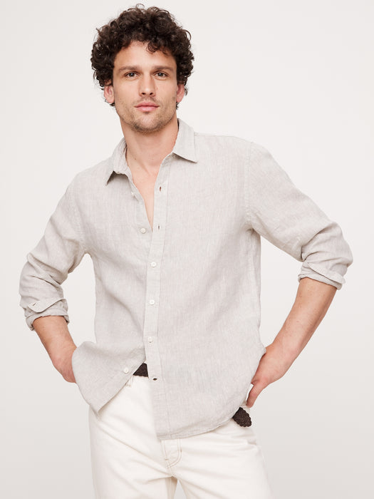 Standard-Fit Linen Shirt