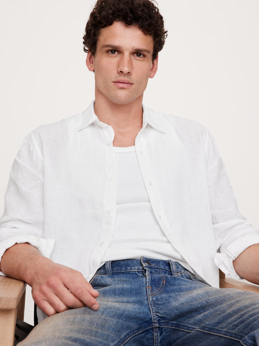 Standard-Fit Linen Shirt