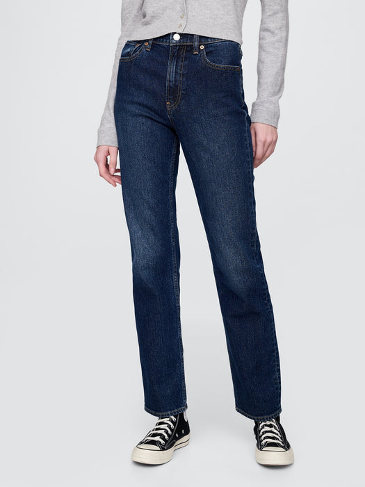 High Rise '90s Straight Jeans