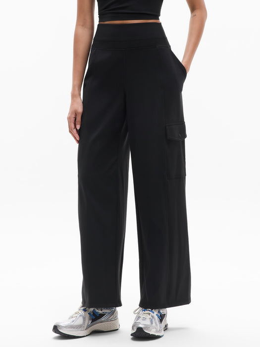 Venice High Rise Wide Leg Cargo Pant