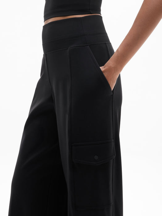 Venice High Rise Wide Leg Cargo Pant