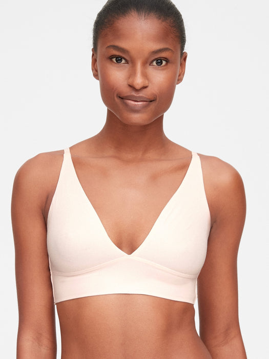 Live-In Pretty Plunge Bralette - light pink