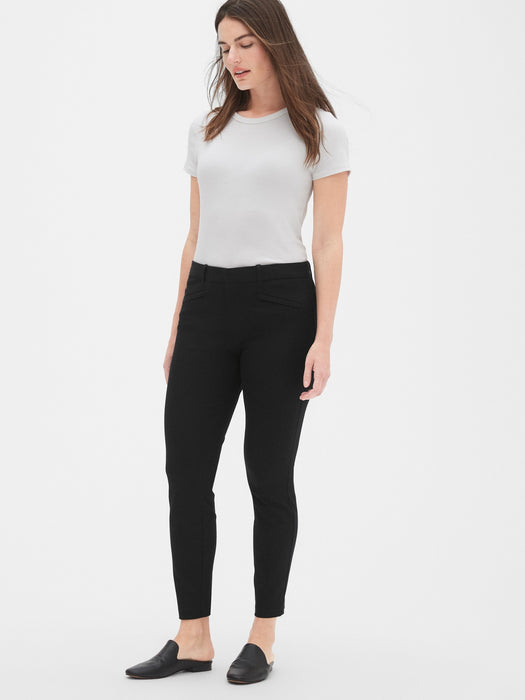 Skinny Ankle Pants - true black