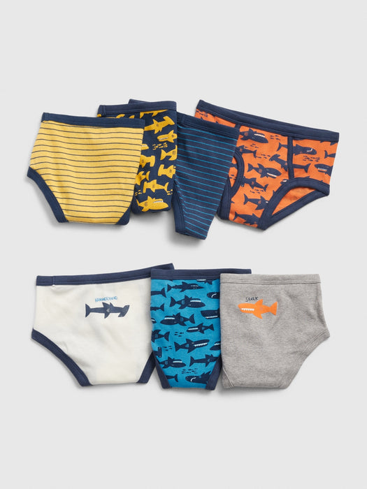 Toddler Shark Briefs (7-Pack) - multi