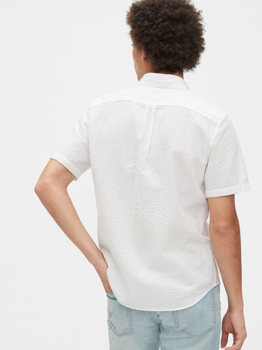 Seersucker Short Sleeve Shirt