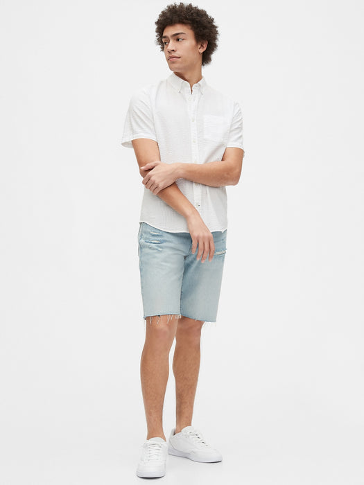 Seersucker Short Sleeve Shirt