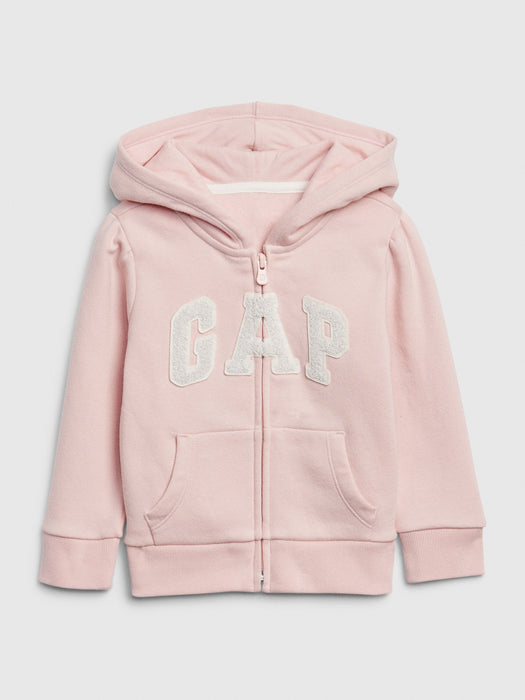 Toddler Recycled Gap Logo Hoodie - icy pink