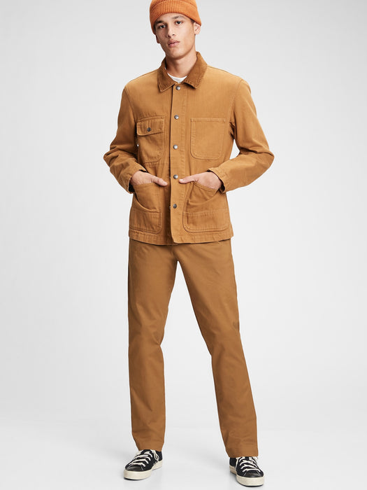 Modern Khakis in Athletic Taper with GapFlex - palomino brown