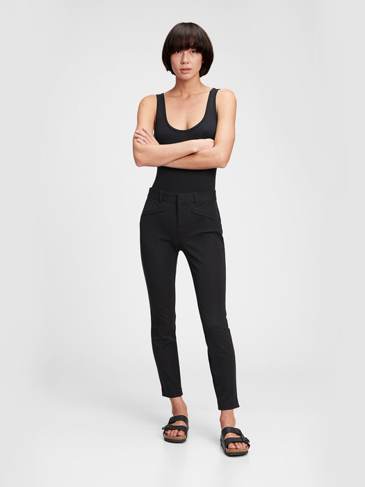 Skinny Ankle Pants - true black