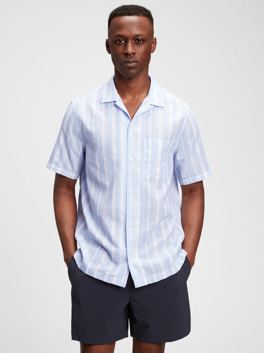 Vacay Shirt - blue stripe