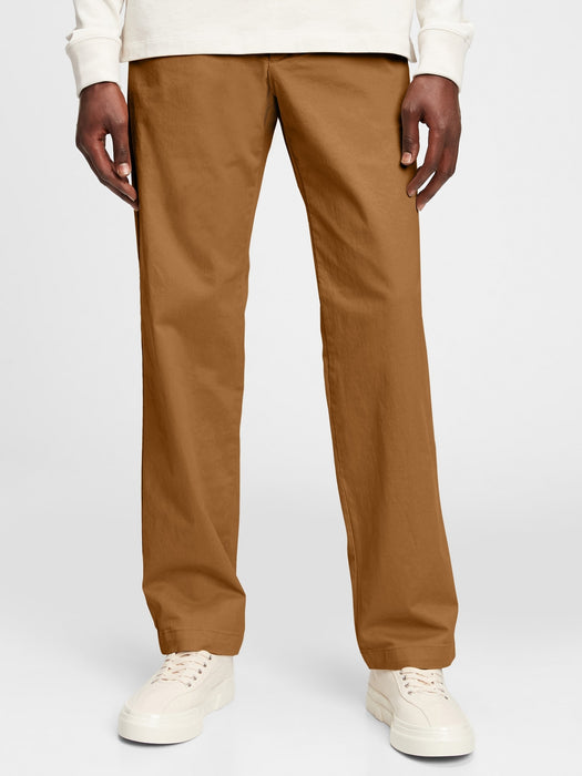 Modern Khakis in Relaxed Fit with GapFlex - palomino brown