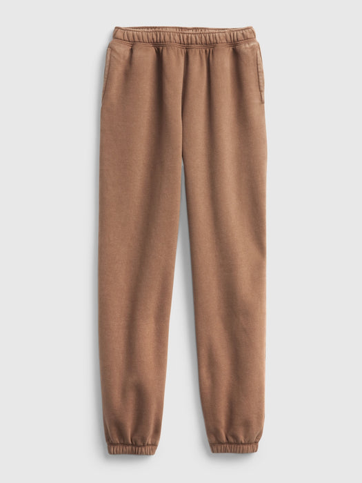 Teen Fleece Joggers - brazen brown