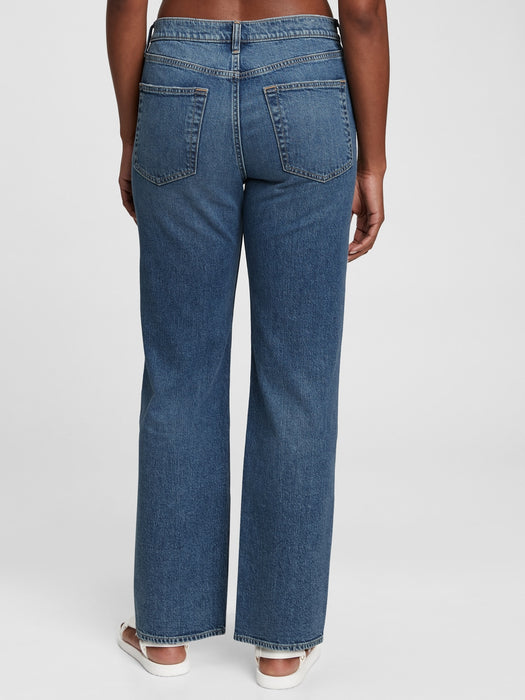 Mid Rise '90s Loose Jeans with Washwell in Organic Cotton